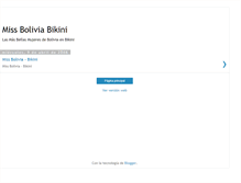 Tablet Screenshot of miss-bolivia-bikini.blogspot.com