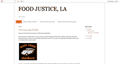 Desktop Screenshot of foodjusticela.blogspot.com