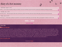 Tablet Screenshot of diaryofahotmommy.blogspot.com