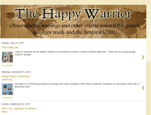 Tablet Screenshot of happywarriorintraining.blogspot.com