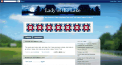 Desktop Screenshot of lady-ofthe-lake.blogspot.com