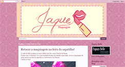 Desktop Screenshot of jaquemaquiagem.blogspot.com