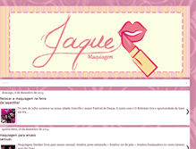 Tablet Screenshot of jaquemaquiagem.blogspot.com