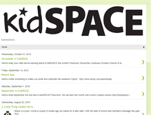 Tablet Screenshot of kidspacekonnect.blogspot.com