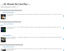 Tablet Screenshot of elrincondecarlitos.blogspot.com