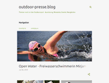 Tablet Screenshot of outdoor-presse.blogspot.com