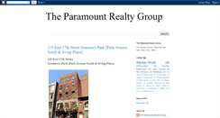 Desktop Screenshot of paramountrealtygroup.blogspot.com