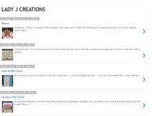 Tablet Screenshot of ladyjcreations.blogspot.com