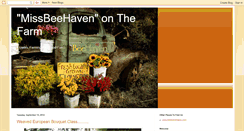 Desktop Screenshot of beehavenfarm.blogspot.com