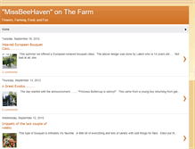 Tablet Screenshot of beehavenfarm.blogspot.com