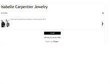 Tablet Screenshot of isabellecarpentier.blogspot.com