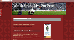 Desktop Screenshot of connectonlivesports.blogspot.com