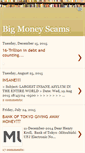 Mobile Screenshot of bigmoneyscams.blogspot.com