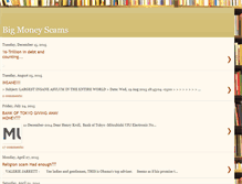 Tablet Screenshot of bigmoneyscams.blogspot.com