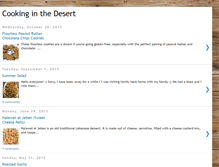 Tablet Screenshot of cooking-in-the-desert.blogspot.com