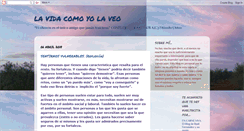 Desktop Screenshot of lavidacomoyolaveo.blogspot.com