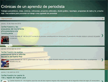 Tablet Screenshot of cronicasdeun.blogspot.com