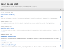 Tablet Screenshot of bushsucksdick.blogspot.com