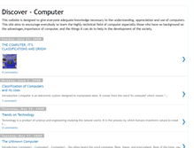 Tablet Screenshot of discover-computer.blogspot.com