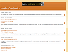 Tablet Screenshot of insiderconfession.blogspot.com