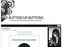 Tablet Screenshot of buttercupbuttons.blogspot.com