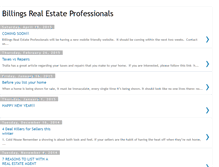 Tablet Screenshot of billingsrealestateprofessionals.blogspot.com