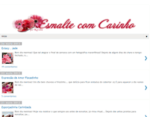 Tablet Screenshot of esmaltecomcarinho.blogspot.com