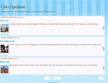 Tablet Screenshot of cakeoptimist.blogspot.com