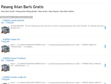 Tablet Screenshot of iklanbarisgratis-mantap.blogspot.com