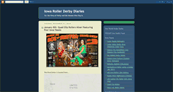 Desktop Screenshot of iowarollerderbydiaries.blogspot.com