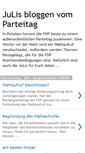 Mobile Screenshot of julisbloggenvomparteitag.blogspot.com