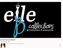 Tablet Screenshot of ellebcollections.blogspot.com