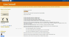 Desktop Screenshot of livejuiced.blogspot.com