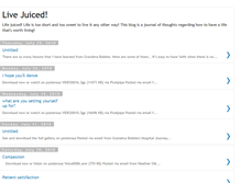 Tablet Screenshot of livejuiced.blogspot.com