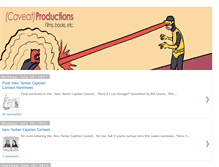 Tablet Screenshot of caveatproductions.blogspot.com