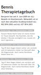 Mobile Screenshot of bennis-therapietagebuch.blogspot.com
