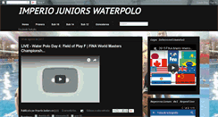 Desktop Screenshot of imperiowaterpolo.blogspot.com