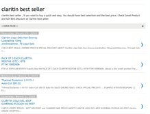 Tablet Screenshot of claritinbestseller.blogspot.com