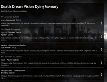 Tablet Screenshot of deathdreamvisiondyingmemory.blogspot.com