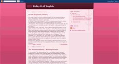 Desktop Screenshot of kelleydapenglish.blogspot.com