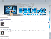 Tablet Screenshot of m3shoppe.blogspot.com