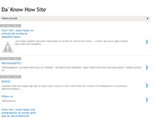 Tablet Screenshot of daknowhow.blogspot.com