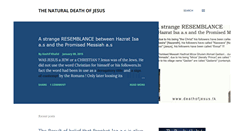 Desktop Screenshot of deathofjesus.blogspot.com