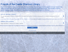 Tablet Screenshot of castleshannonfriends.blogspot.com