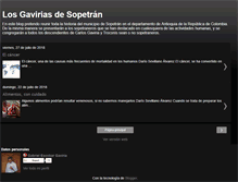 Tablet Screenshot of losgaviriasdesopetran.blogspot.com