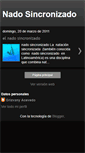 Mobile Screenshot of nadosincronizadoatusmanos.blogspot.com