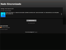 Tablet Screenshot of nadosincronizadoatusmanos.blogspot.com