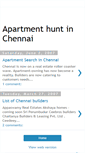 Mobile Screenshot of chennai-flat-hunt.blogspot.com