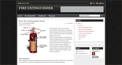 Desktop Screenshot of fireextinguisherandfires.blogspot.com