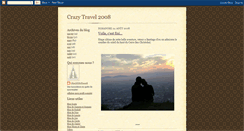 Desktop Screenshot of crazytravel2008.blogspot.com